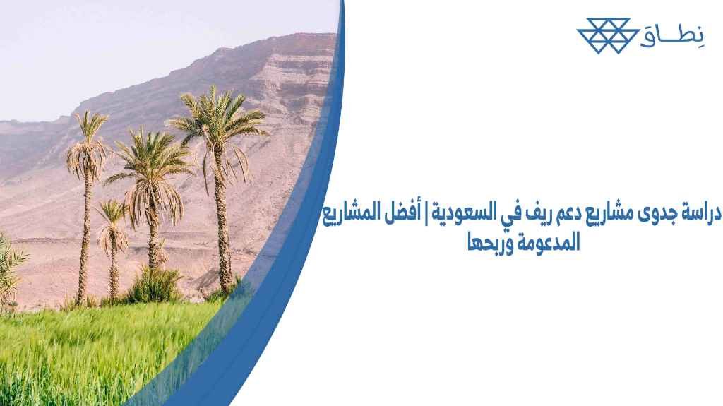 دراسة جدوى مشاريع دعم ريف في السعودية أفضل المشاريع المدعومة وربحها