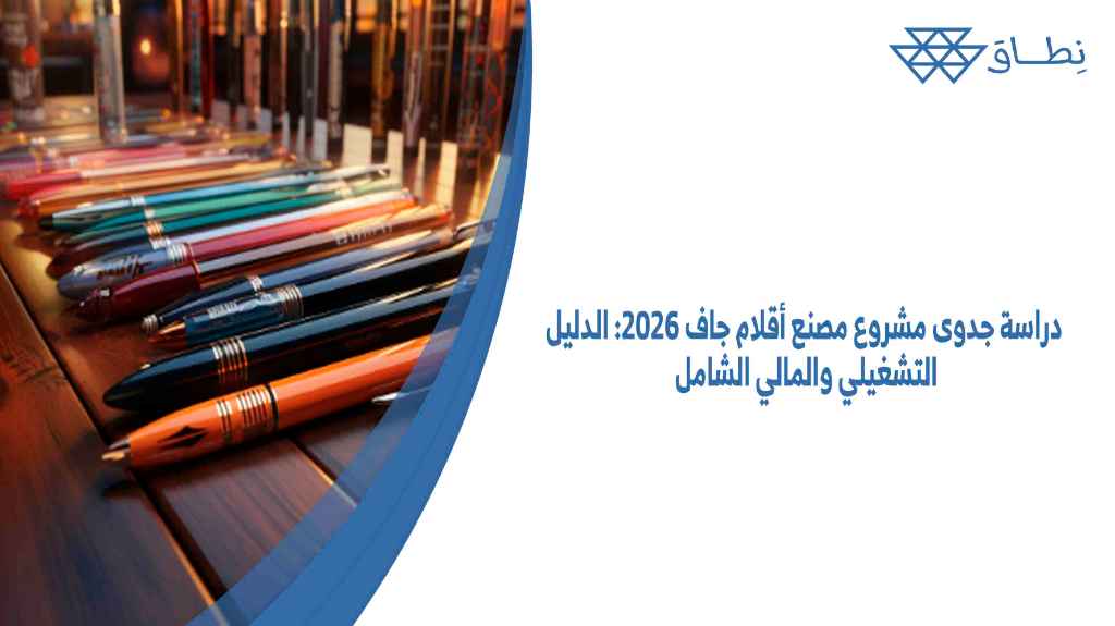 دراسة جدوى مشروع مصنع أقلام جاف 2026 الدليل التشغيلي والمالي الشامل